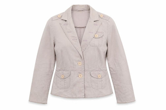 Womens UK Size 10 Bay Grey Jacket