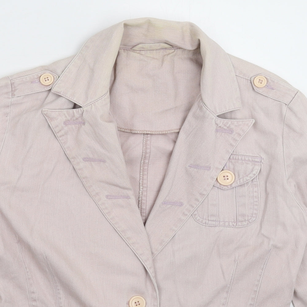 Bay Womens Grey   Jacket Blazer Size 10