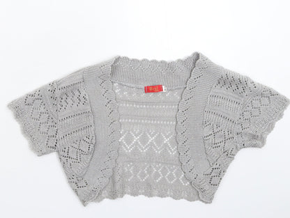 BCil Womens Grey  Knit Cardigan Jumper Size M