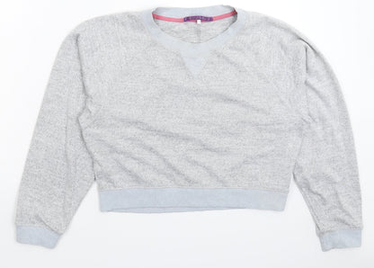 Womens UK Size L River Island Grey Pullover Jumper