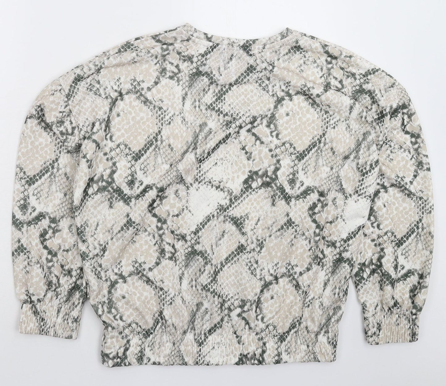 F&F Womens Multicoloured Animal Print  Pullover Sweatshirt Size 12  - Oversized