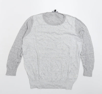Womens UK Size 14 Warehouse Grey Pullover Jumper