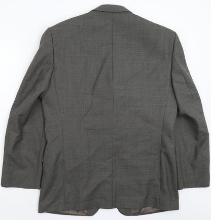 Mens UK Size 42 The Label Regular Grey Suit Jacket