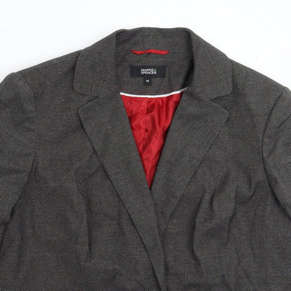 Womens UK Size 16 Marks and Spencer Regular Grey Suit Jacket
