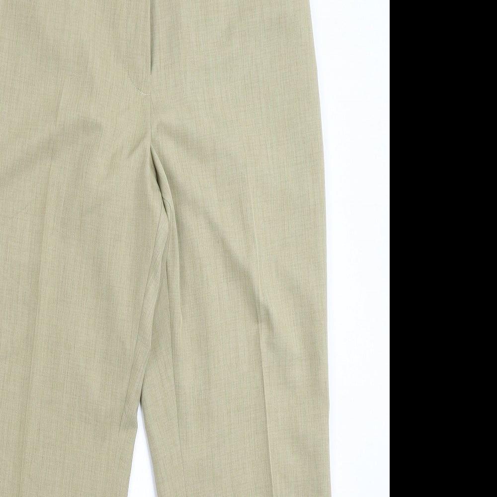 Womens UK Size 30 in Preworn Regular Fit Dress Pants Beige Trousers