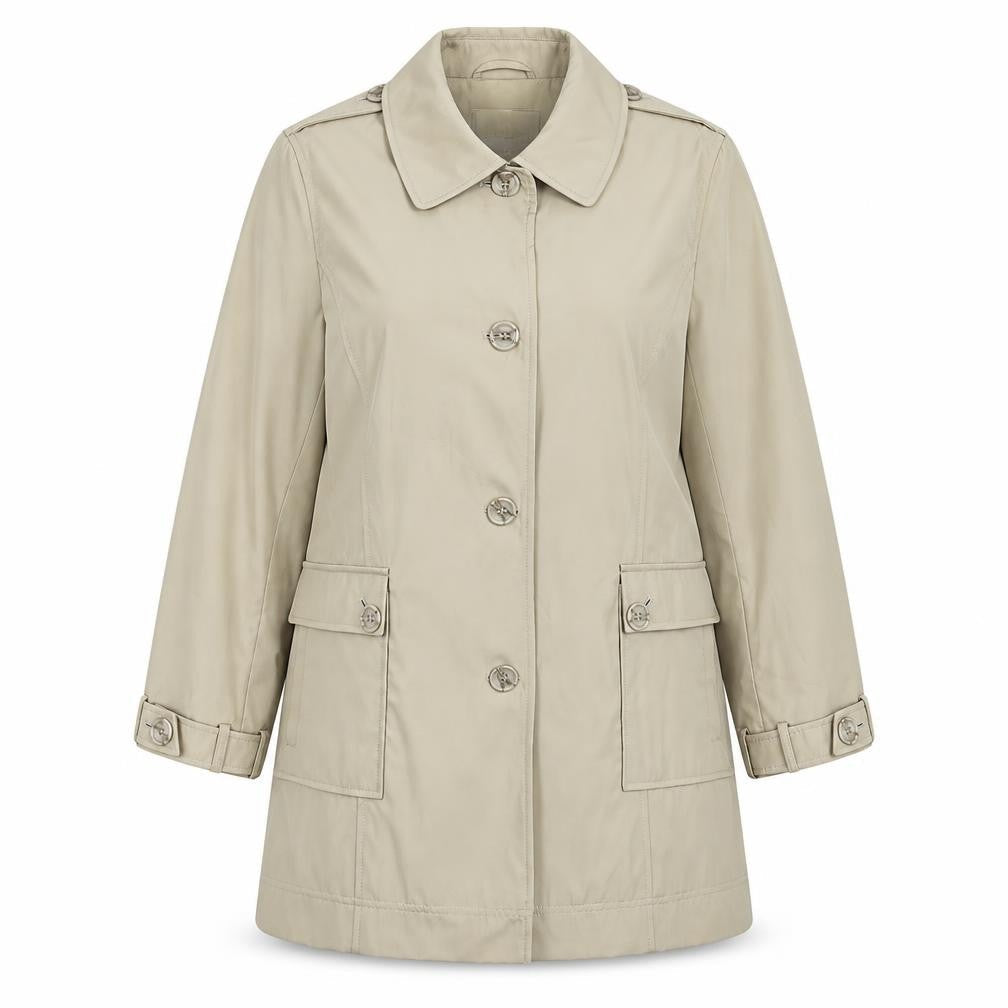 Womens UK Size 14 Lakeland Grey Pea Coat