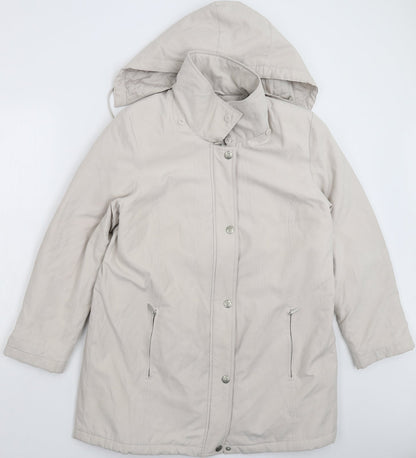 Womens UK Size M BM Grey Pea Coat