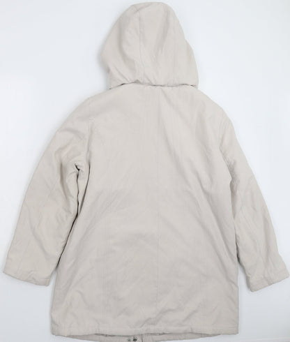 Womens UK Size M BM Grey Pea Coat