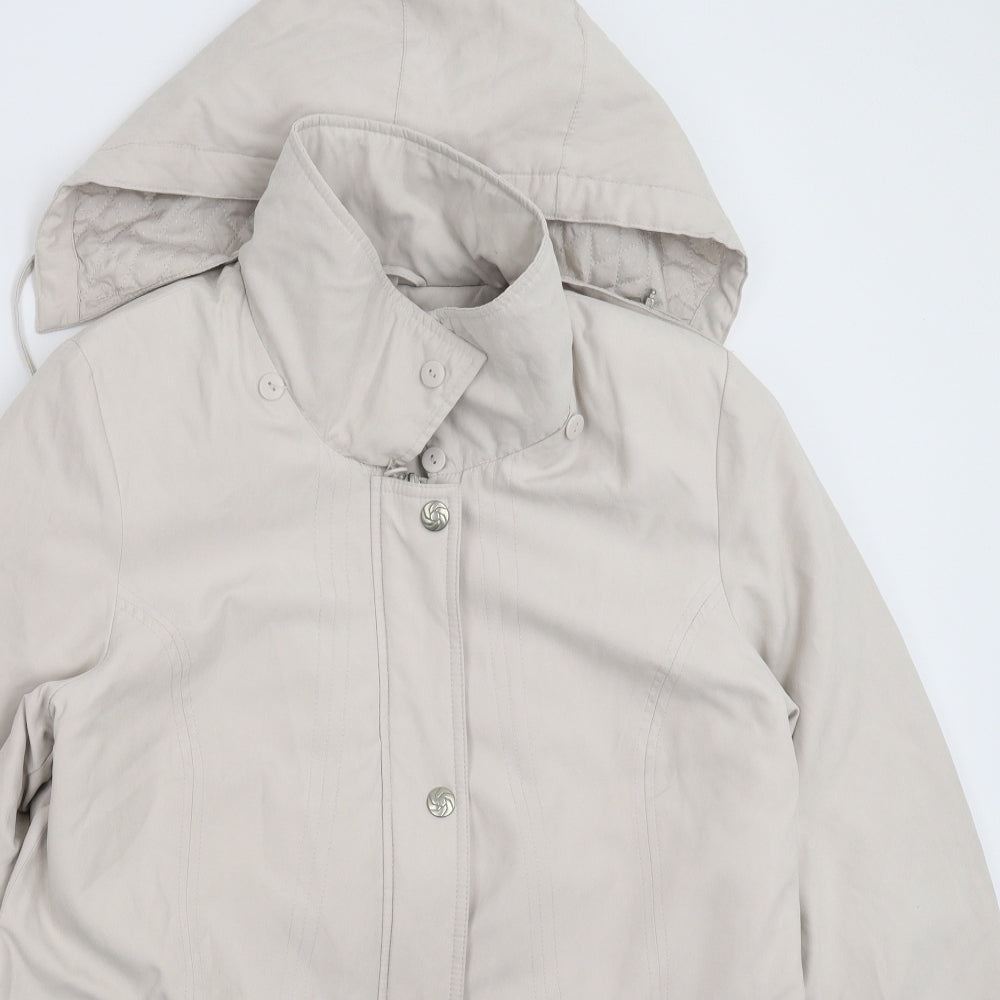 Womens UK Size M BM Grey Pea Coat