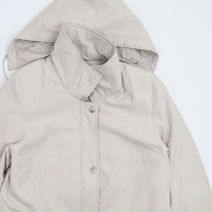 Womens UK Size M BM Grey Pea Coat