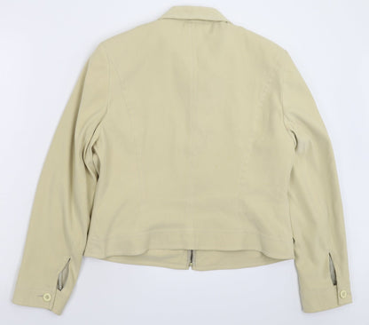 NL Collection Womens Beige   Jacket Blazer Size 16