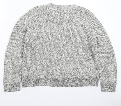 Womens UK Size L H&M Grey Pullover Jumper