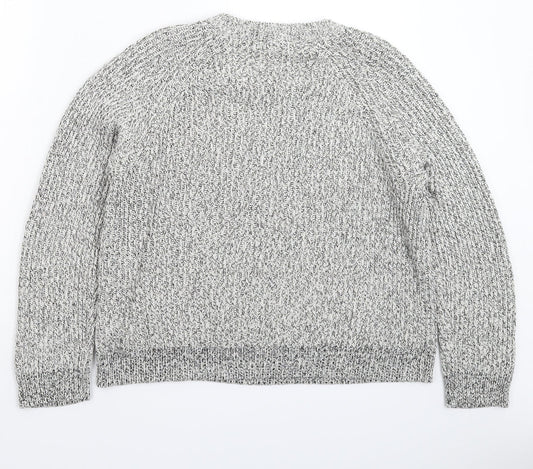 Womens UK Size L H&M Grey Pullover Jumper