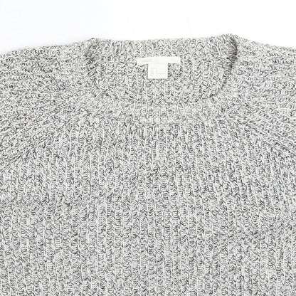 Womens UK Size L H&M Grey Pullover Jumper