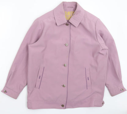 Womens UK Size 14 David Barry Purple Jacket