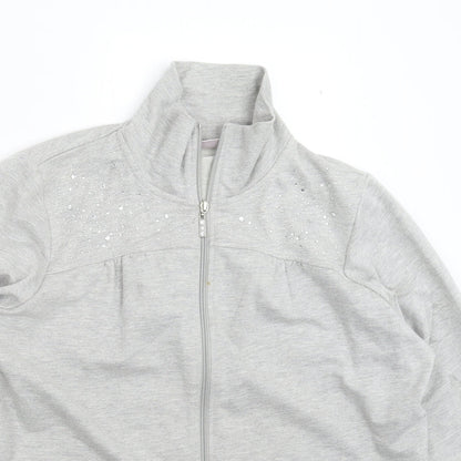Quarter Factory Womens Grey   Jacket  Size M