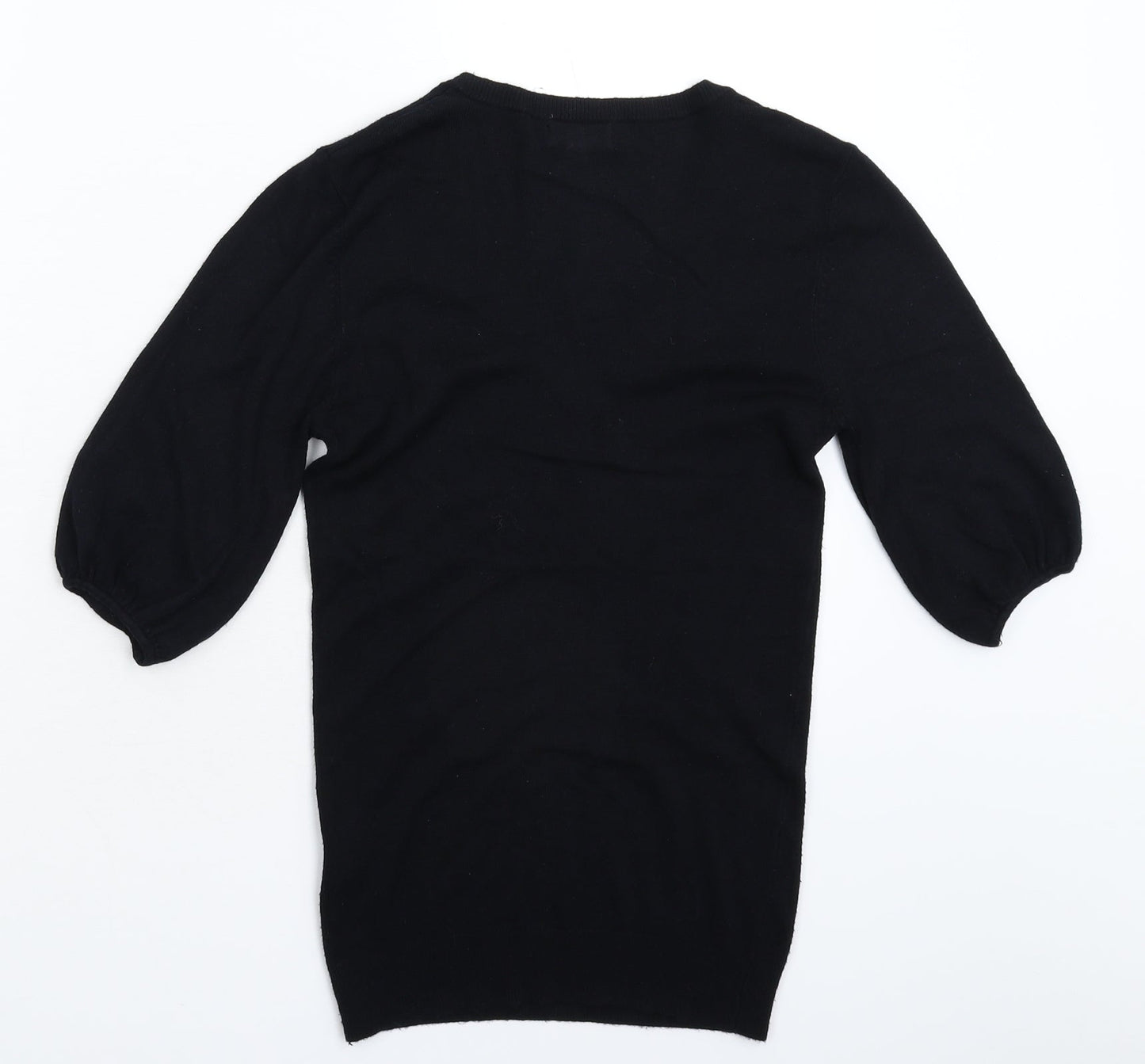 Womens UK Size 8 Papaya Black Pullover Jumper