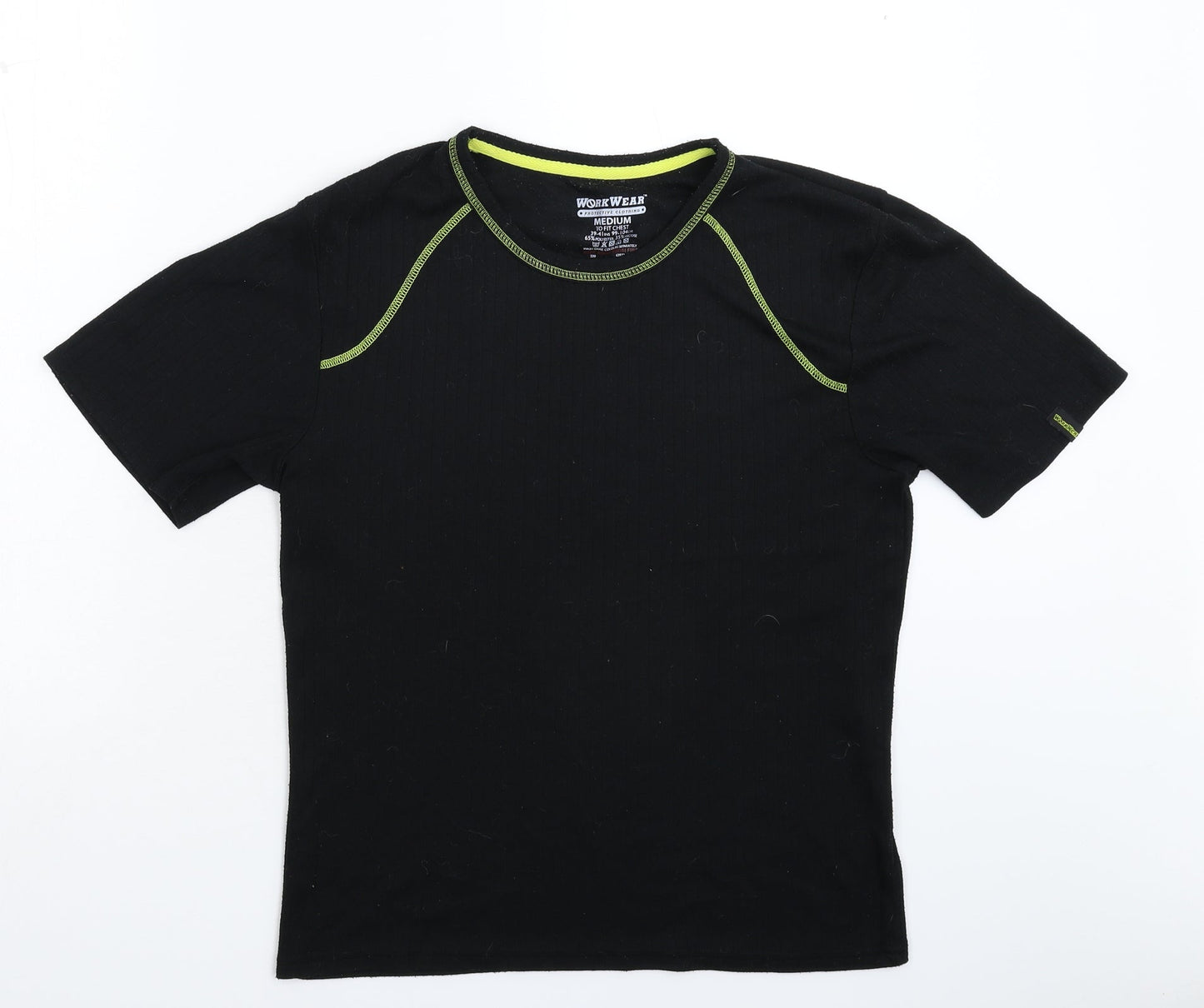 Workwear Mens Black    T-Shirt Size M