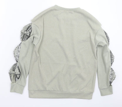 Womens UK Size S Sheilay Grey Pullover Jumper