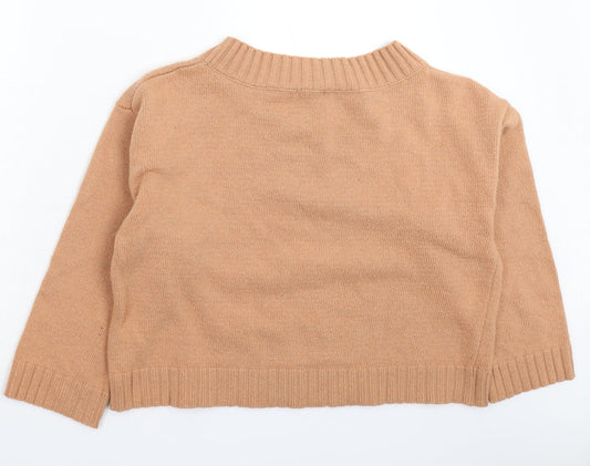 Womens UK Size L H&M Beige Pullover Jumper