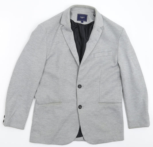 Atlantic Bay Mens Grey   Jacket Blazer Size L