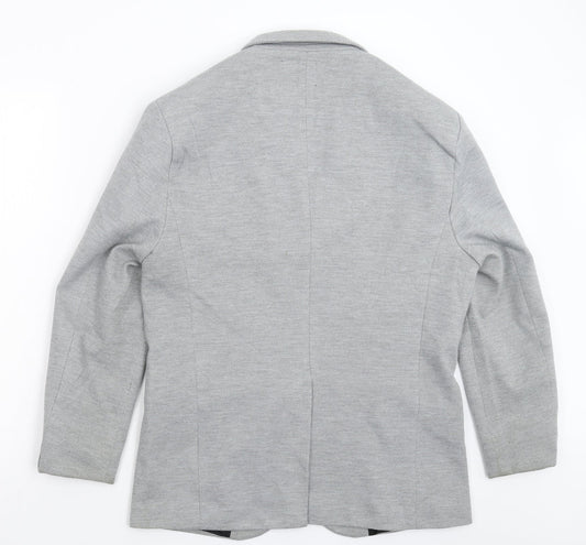 Atlantic Bay Mens Grey   Jacket Blazer Size L