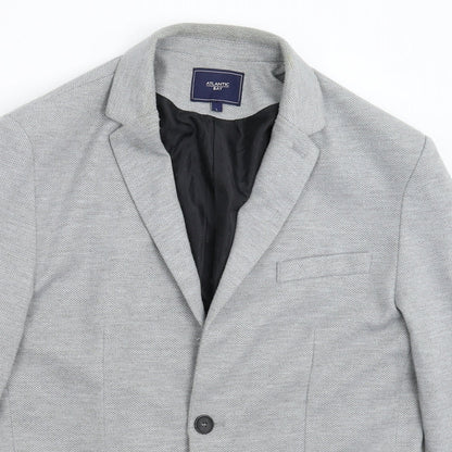 Atlantic Bay Mens Grey   Jacket Blazer Size L