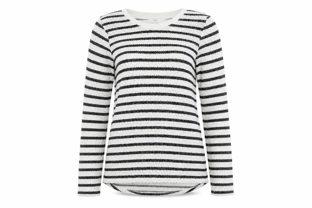 Next  Womens White Striped  Pullover Jumper Size 8