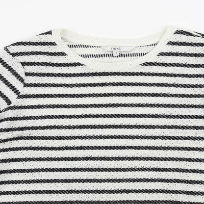 Womens UK Size 8 NEXT White Pullover Jumper