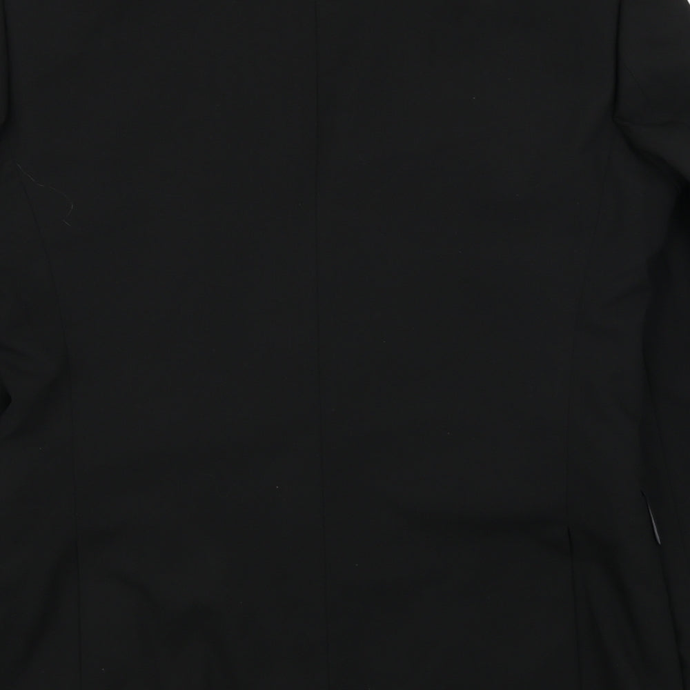 Mens UK Size 38 Burton Regular Black Suit Jacket