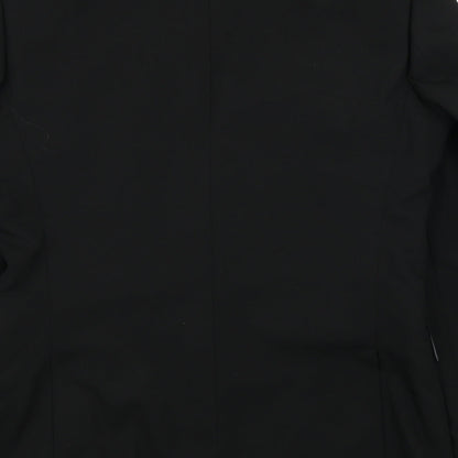 Mens UK Size 38 Burton Regular Black Suit Jacket