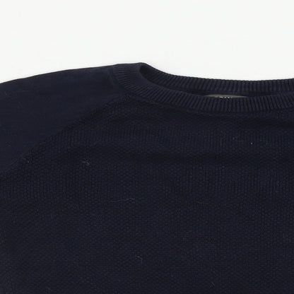 Primark  Boys Blue   Pullover Jumper Size 5-6 Years