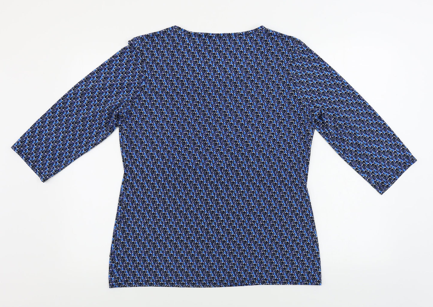 Womens UK Size 16 CMD Blue Basic Blouse
