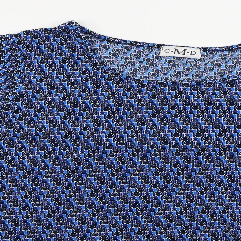 Womens UK Size 16 CMD Blue Basic Blouse