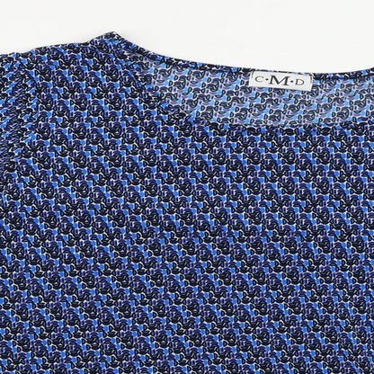 Womens UK Size 16 CMD Blue Basic Blouse