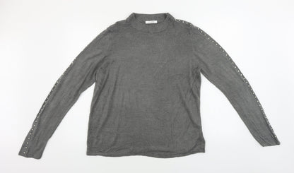 Womens UK Size 16 Marks and Spencer Grey Pullover Jumper