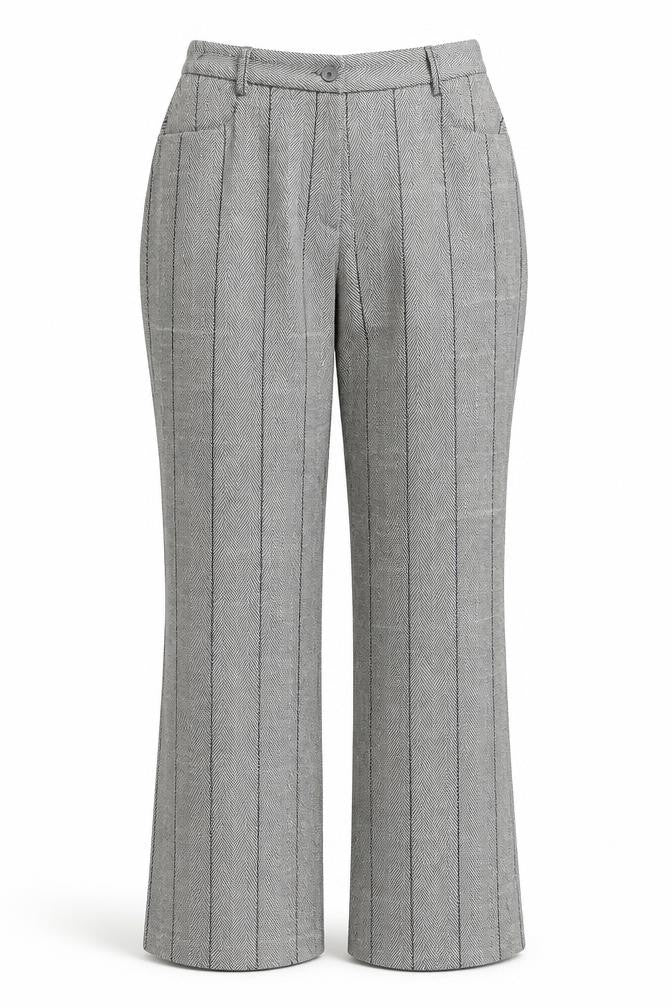 Womens UK Size 12 Cotton Traders Regular Fit  Grey Trousers