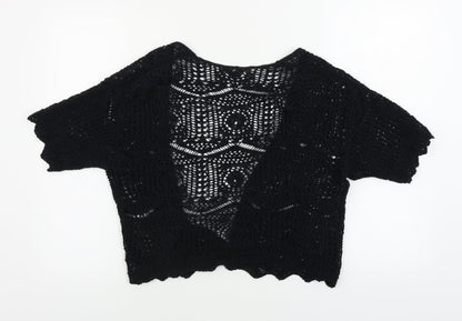 George  Womens Black   Cardigan Jumper Size 12