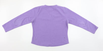 Active Womens Purple   Pullover Jumper Size 14