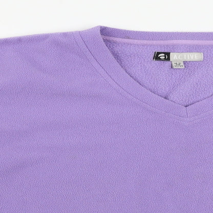Active Womens Purple   Pullover Jumper Size 14