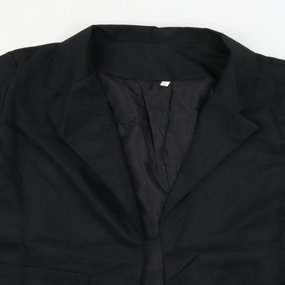 Womens UK Size L Preworn Regular Black Blazer