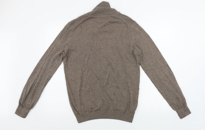Celia  Mens Brown   Pullover Jumper Size M