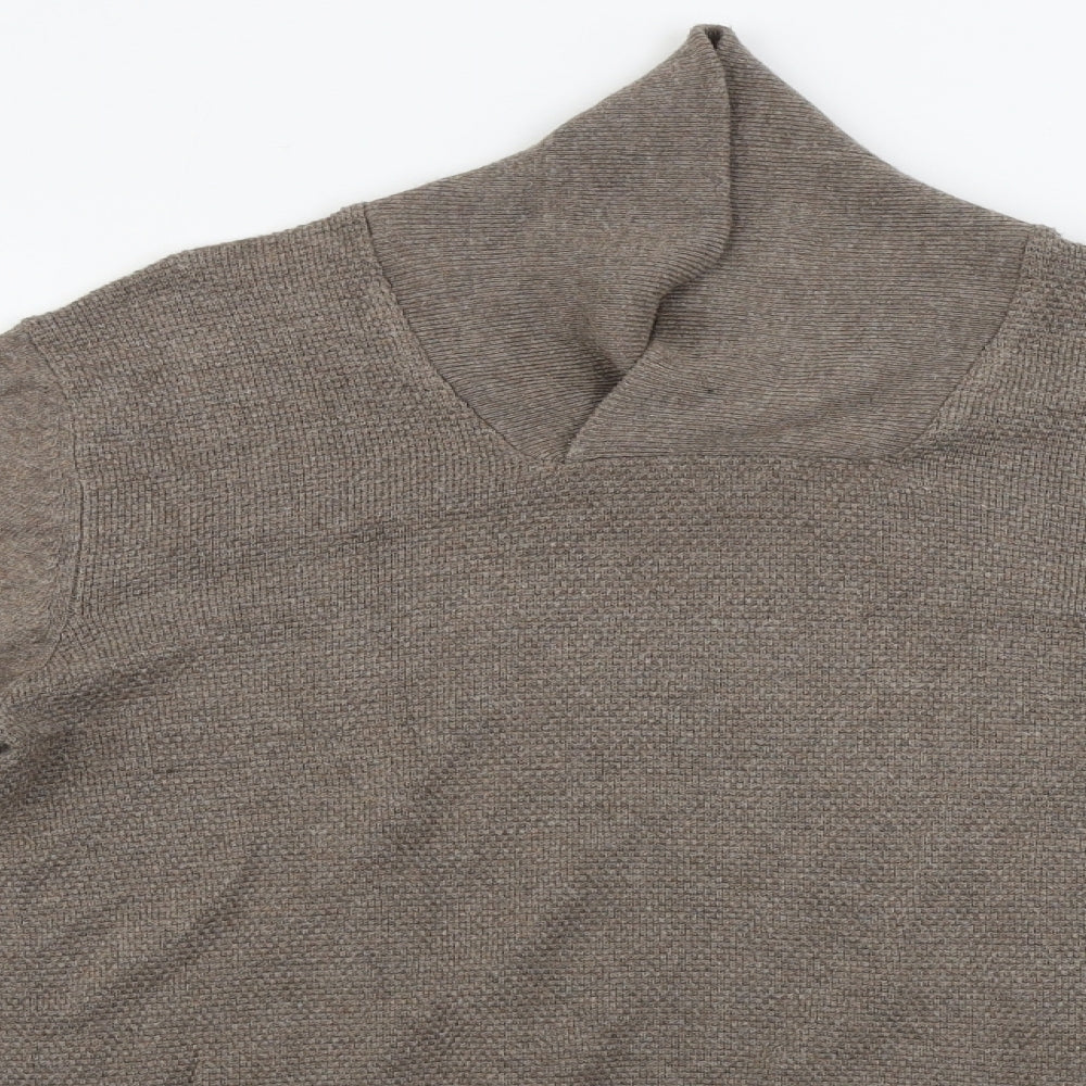 Celia  Mens Brown   Pullover Jumper Size M