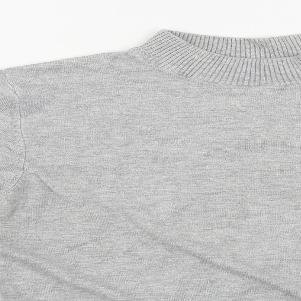 Womens UK Size 16 New Look Grey Pullover Jumper