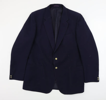 Mens UK Size 44 st michael Regular Blue Suit Jacket