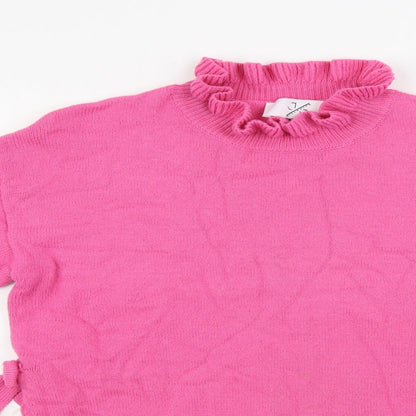 JS  Womens Pink   Pullover Jumper One Size