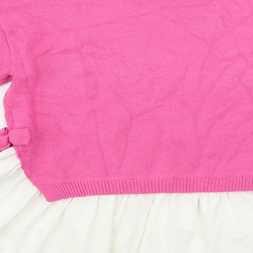 JS  Womens Pink   Pullover Jumper One Size
