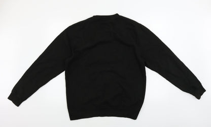 less than zero Womens Black   Pullover Jumper Size L