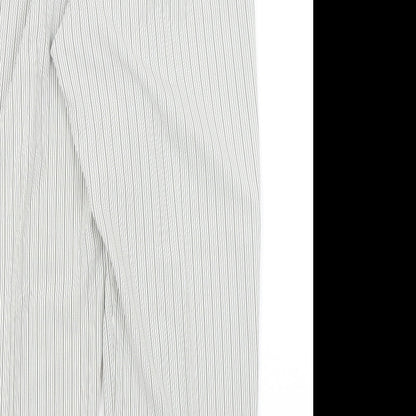 BM Womens Grey Striped  Trousers  Size 18 L28 in