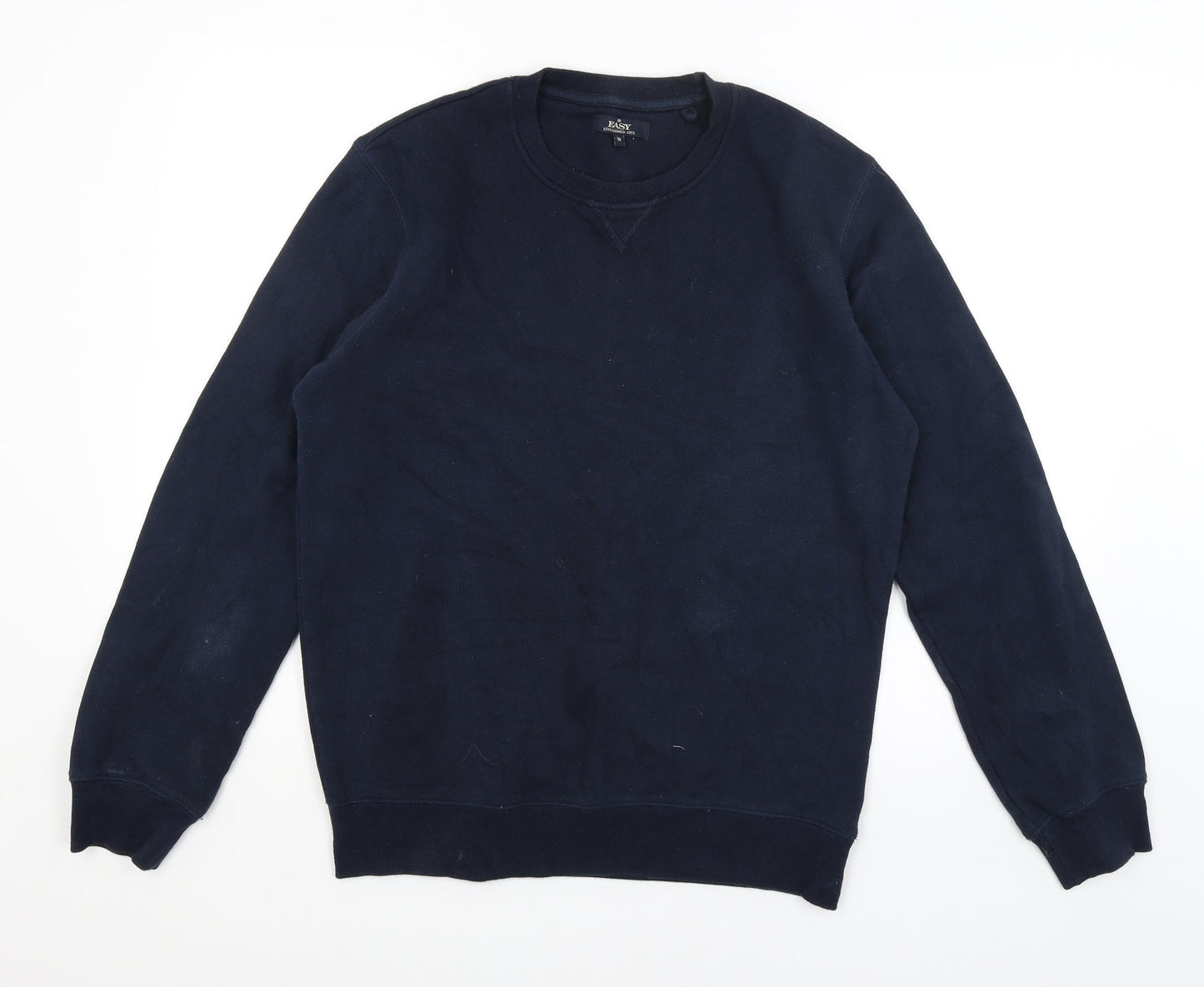 Mens UK Size S Easy Blue Pullover Sweatshirt